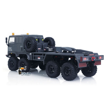 1/18 Remote Control Military Truck 8X8 All Wheel Steering Electric RC Off Road Vehicle Model 2Speed Gearbox RTR Metal Chassis