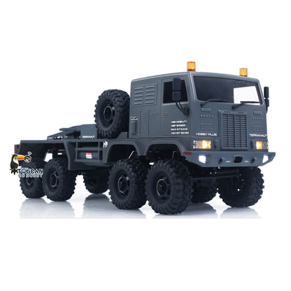1/18 Remote Control Military Truck 8X8 All Wheel Steering Electric RC Off Road Vehicle Model 2Speed Gearbox RTR Metal Chassis