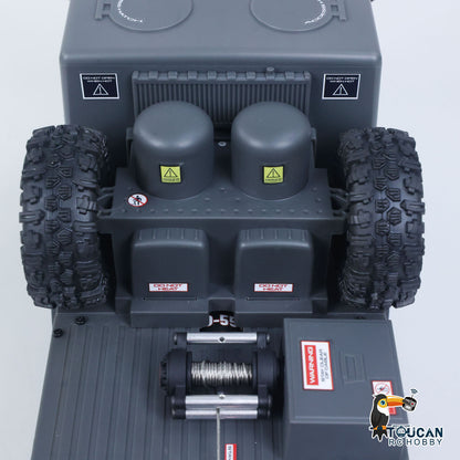 1/18 Remote Control Military Truck 8X8 All Wheel Steering Electric RC Off Road Vehicle Model 2Speed Gearbox RTR Metal Chassis