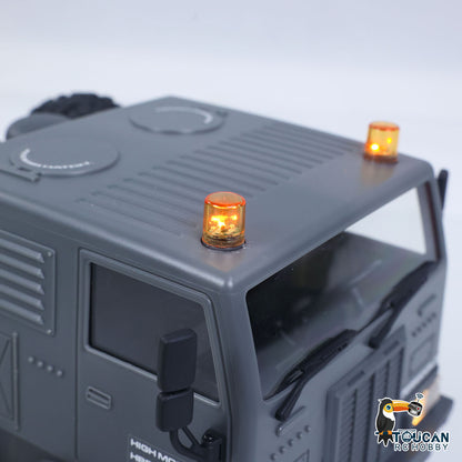 TOUCAN RC HOBBY Fast Free Shipping RTR 1/18 Radio Control Military Truck 8*8 RC Off Road Vehicle 280 Brushed Motor Fifth Wheel Winch Metal Hook All Wheel Steering
