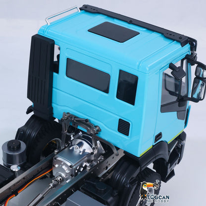 1/14 6x6 RC Sattelzugmaschine 2-Gang-Getriebe Funkfernsteuerung Auto Sounds Lichter