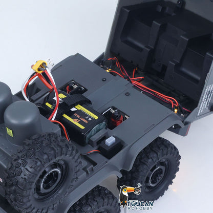 TOUCAN RC HOBBY Fast Free Shipping RTR 1/18 Radio Control Military Truck 8*8 RC Off Road Vehicle 280 Brushed Motor Fifth Wheel Winch Metal Hook All Wheel Steering