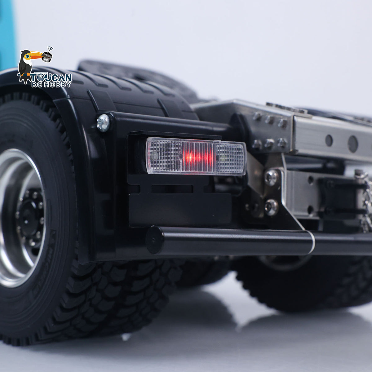 1/14 6x6 RC Sattelzugmaschine 2-Gang-Getriebe Funkfernsteuerung Auto Sounds Lichter