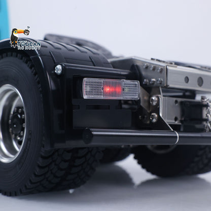 1/14 6x6 RC Sattelzugmaschine 2-Gang-Getriebe Funkfernsteuerung Auto Sounds Lichter