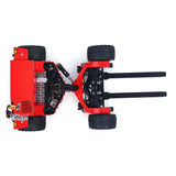 Super Frog Metal 1/14 Hydraulic Remote Control Foldable Forklift BM214 5 Valves Lights Sounds Frsky Radio Battery Storage Box