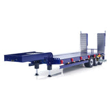 1/14 HHG-3Axles Ready to Run Metal 3-Axle Semi-Trailer w/Motorized Ramp Landing Gear Light Kit Battery Charger