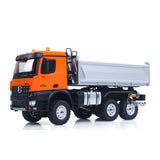1/14 HUINA 1598 2.4G Remote Control Dumper 6x6 Engineering Transport Vehicle Lifting Rod Tipper Car Light Sound Battery Toys