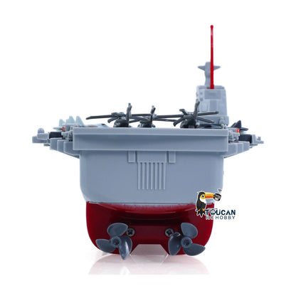 2,4 GHz RC Hochgeschwindigkeitsboot Fernbedienung Flugzeugträger Kriegsschiff S19 Elektrisches Wasserspielzeug RTR Batterie Doppelmotor USB-Aufladung