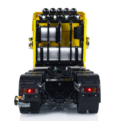 TOUCAN Lackiertes, zusammengebautes 8X8-Metall-Schwerfahrgestell 1/14 RC-Sattelzug-Funksteuerungsauto-Modell mit Licht und Ton