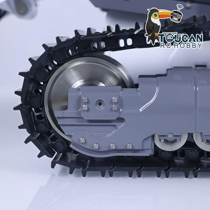 TOUCAN RC HOBBY LESU 1/14 636 Hydraulic Construction Vehicles Radio Controlle Track Loader Light Sound Motor Metal Openable Closable Bucket