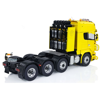 TOUCAN Lackiertes, zusammengebautes 8X8-Metall-Schwerfahrgestell 1/14 RC-Sattelzug-Funksteuerungsauto-Modell mit Licht und Ton
