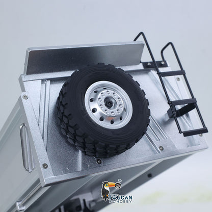 Vorbestellung 1/14 HUINA 1598 2,4G Fernbedienung Dumper 6x6 Engineering Transport Fahrzeug Hubstange Kipper Auto Licht Sound Batterie Spielzeug