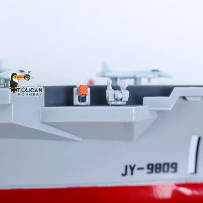 2,4 GHz RC Hochgeschwindigkeitsboot Fernbedienung Flugzeugträger Kriegsschiff S19 Elektrisches Wasserspielzeug RTR Batterie Doppelmotor USB-Aufladung