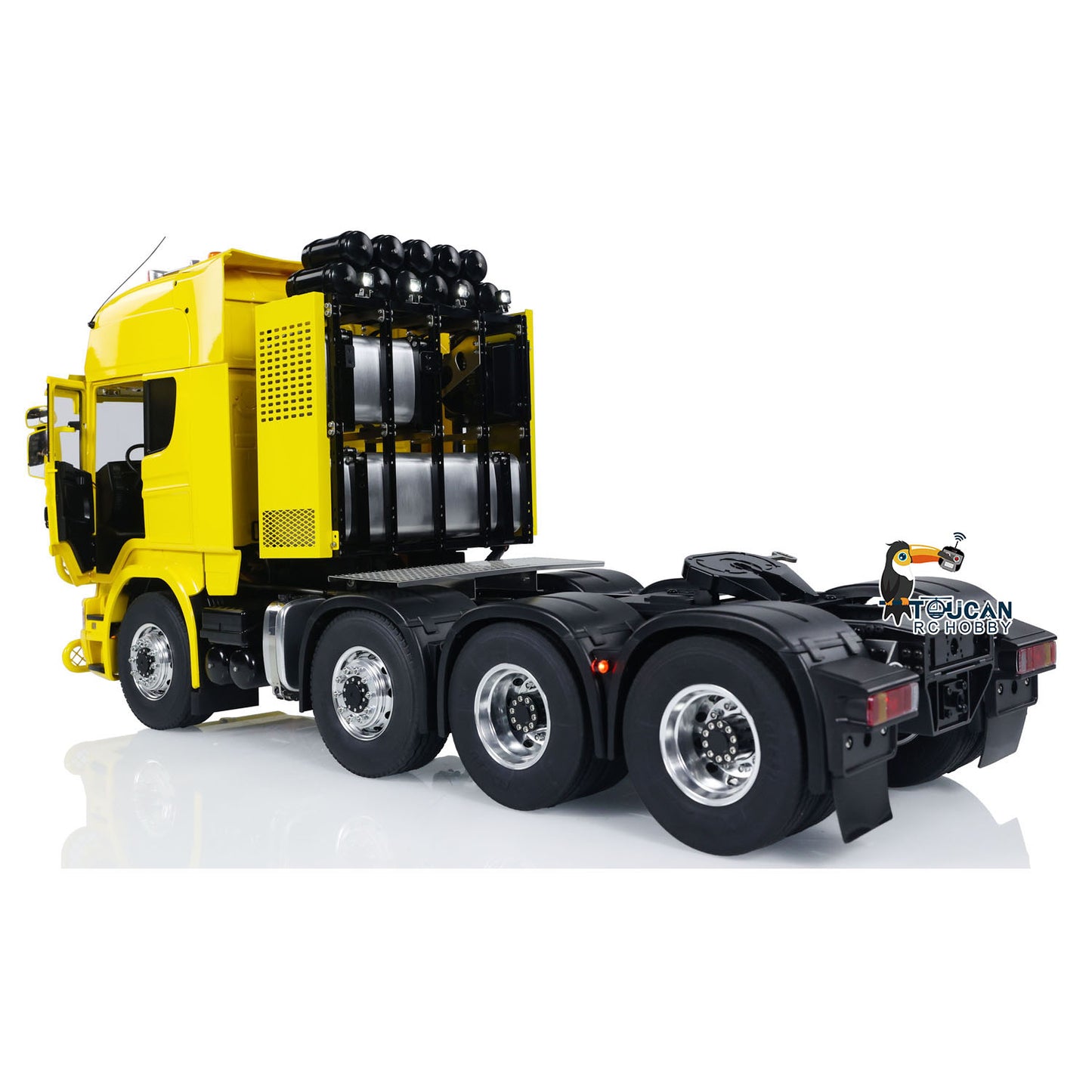 1/14 RC Sattelzugmaschine RTR Fernbedienung Auto Raucheinheit TOUCAN 8X8 Metallchassis 2-Gang-Getriebe