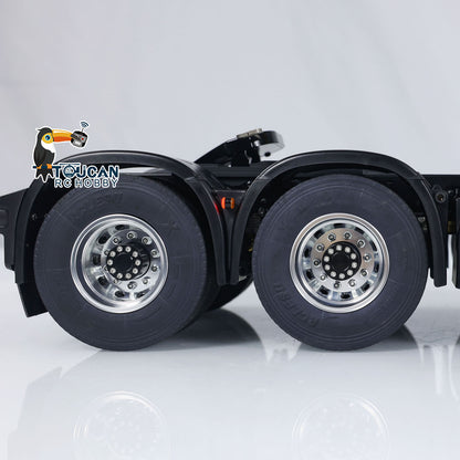 TOUCAN Lackiertes, zusammengebautes 8X8-Metall-Schwerfahrgestell 1/14 RC-Sattelzug-Funksteuerungsauto-Modell mit Licht und Ton
