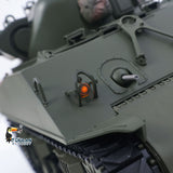 1/16 Remote Control Tank Sherman M4A3 Infrared System Barrel Elevation Smoke Unit 360 Rotation Metal Chassis Tracks Road Wheels