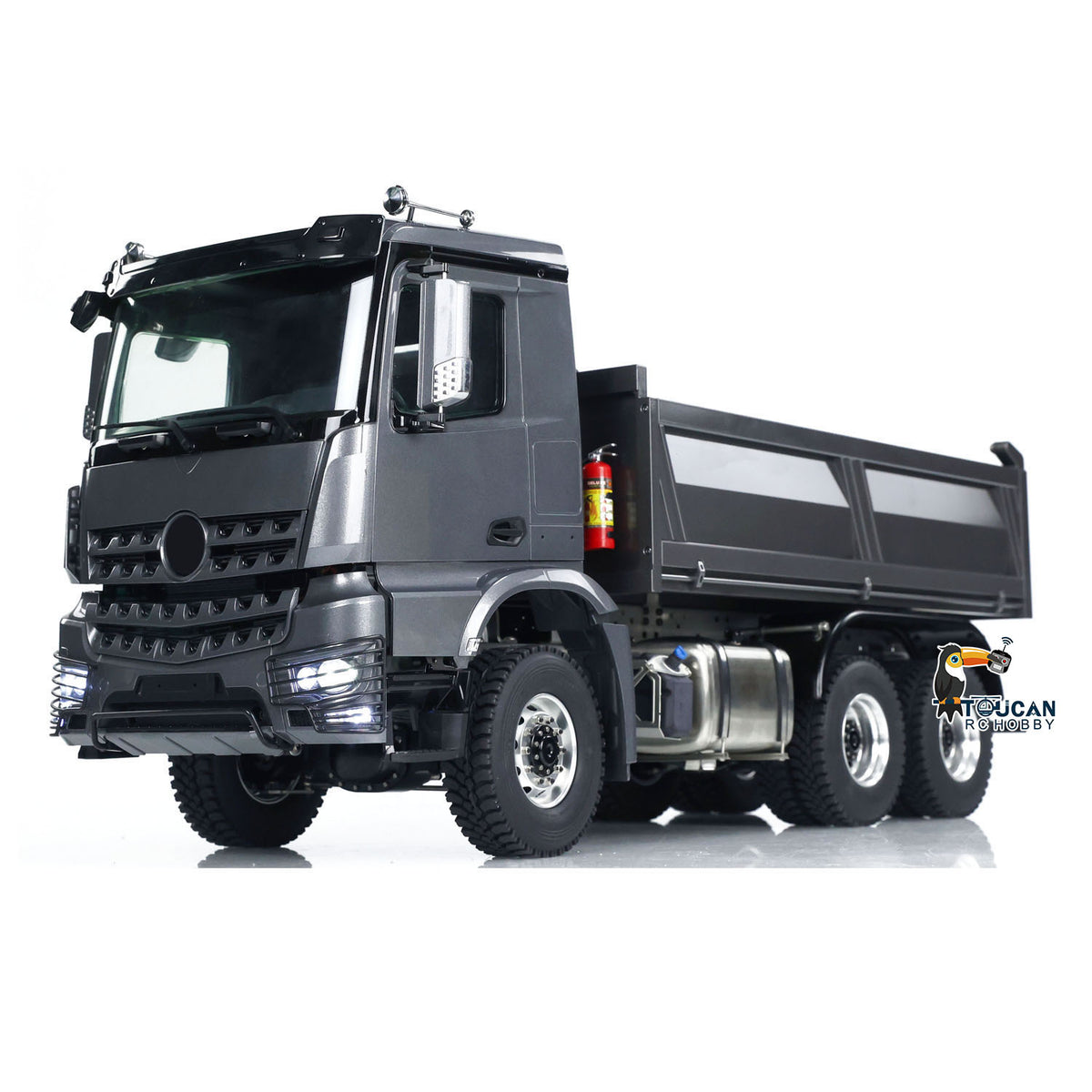 Metall 1/14 Hydraulische RC Dump Lkw 3363 6x6 Fernbedienung Kipper Auto Sound Licht