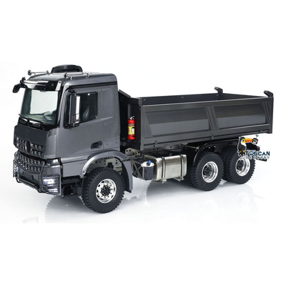 Metall 1/14 Hydraulische RC Dump Lkw 3363 6x6 Fernbedienung Kipper Auto Sound Licht