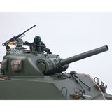 1/16 Remote Control Tank Sherman M4A3 Infrared System Barrel Elevation Smoke Unit 360 Rotation Metal Chassis Tracks Road Wheels