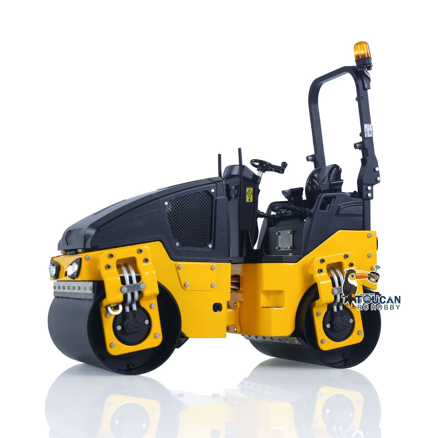 1/14 Metall RC Elektro-Straßenwalze BW120AD RTR Fernbedienung Baufahrzeug Modell Flysky ST8 Radio Batterie Lichtsystem