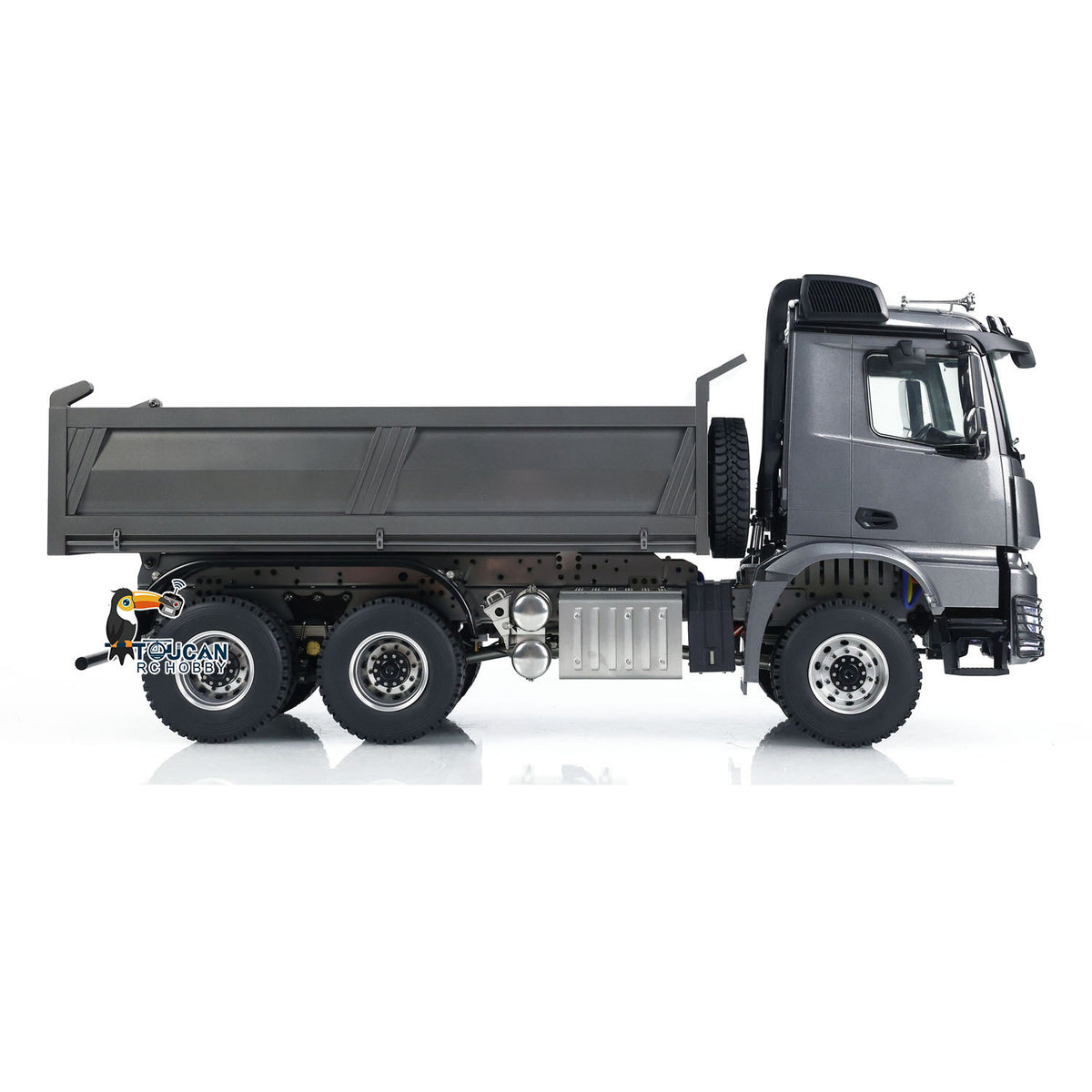 Metall 1/14 Hydraulische RC Dump Lkw 3363 6x6 Fernbedienung Kipper Auto Sound Licht