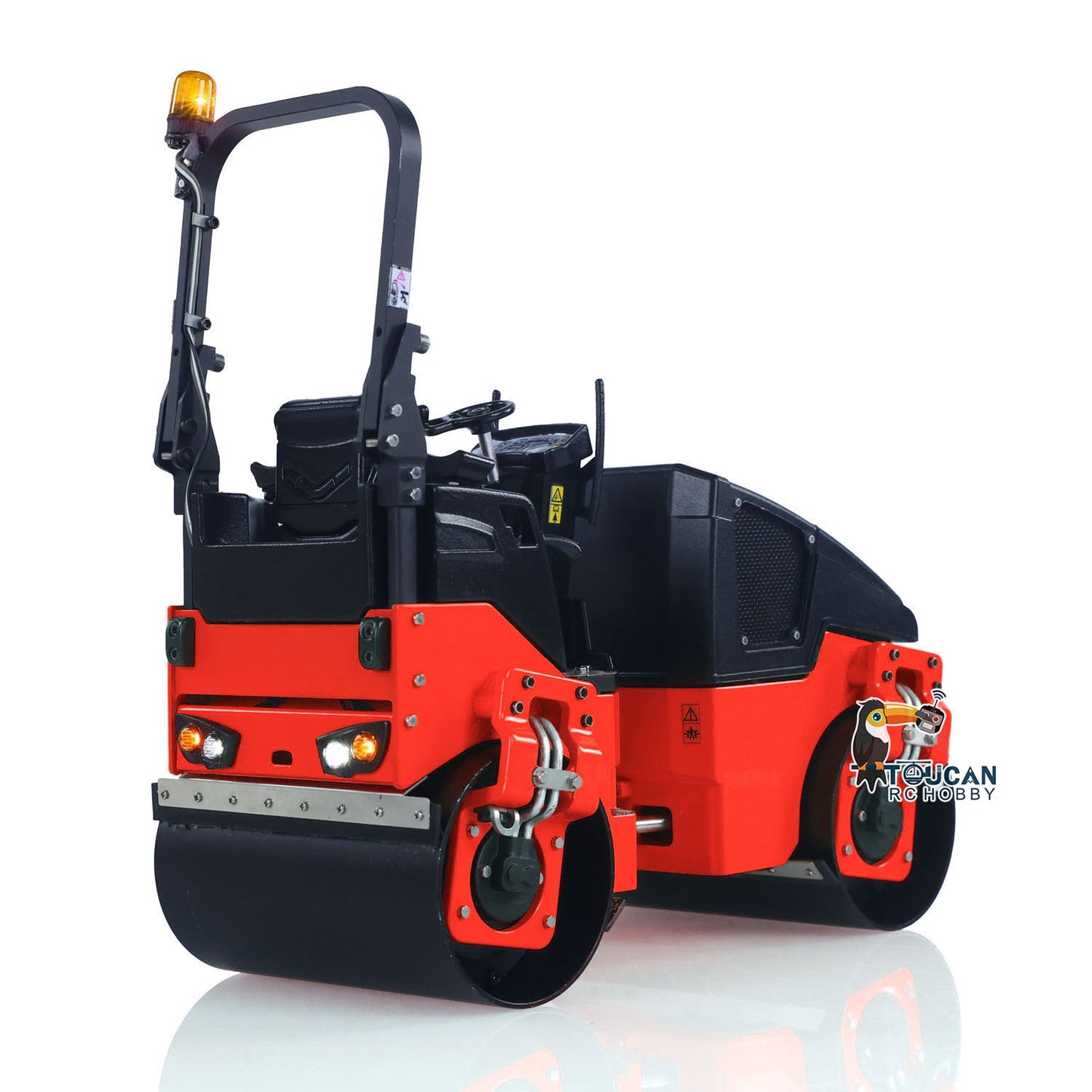 1/14 Metall RC Elektro-Straßenwalze BW120AD RTR Fernbedienung Baufahrzeug Modell Flysky ST8 Radio Batterie Lichtsystem