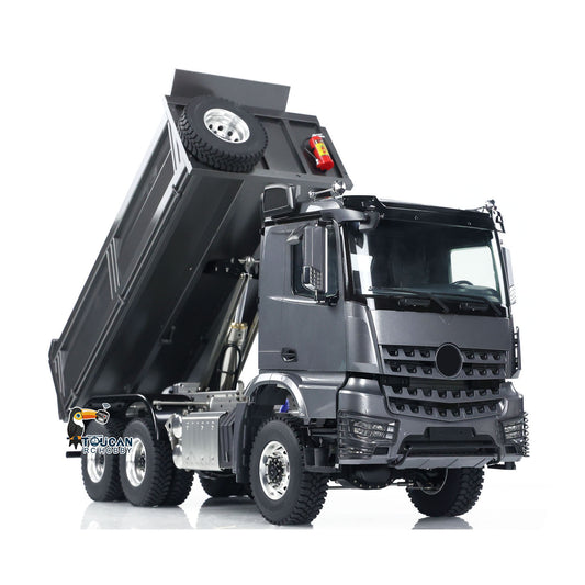 Metall 1/14 Hydraulische RC Dump Lkw 3363 6x6 Fernbedienung Kipper Auto Sound Licht
