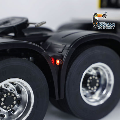 TOUCAN Lackiertes, zusammengebautes 8X8-Metall-Schwerfahrgestell 1/14 RC-Sattelzug-Funksteuerungsauto-Modell mit Licht und Ton