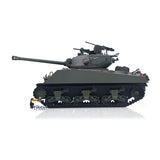 360 Rotation 1/16 Remote Control Tank Sherman M4A3 IR BB 76MM Barrel Elevation Smoke Unit Metal Chassis Tracks Road Wheels