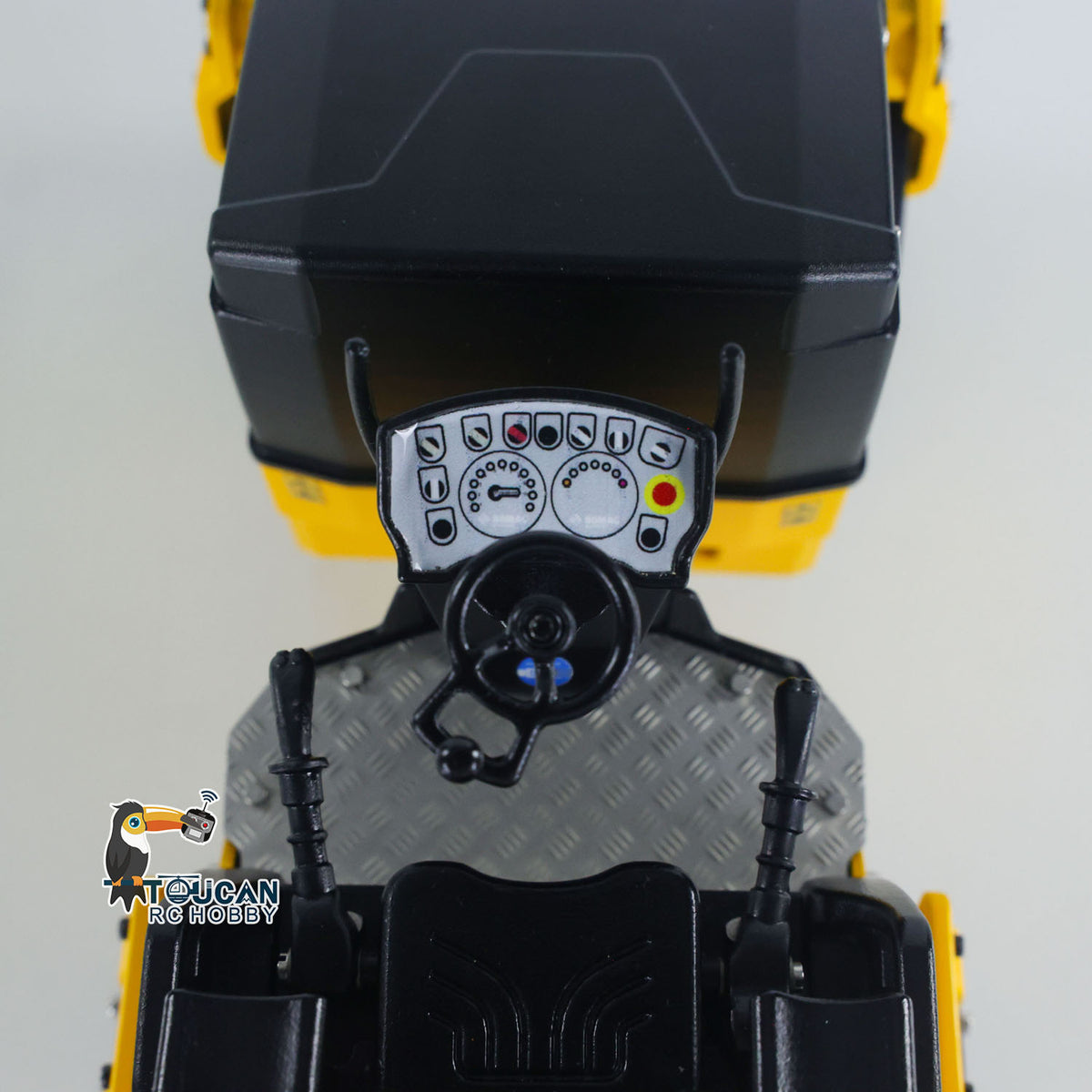 €80 OFF 11.11 BIG SALE Fast Free Shipping TOUCAN 1/14 Metal RC Electric Road Roller BOM BW120AD RTR Remote Control Construction Vehicle Model Flysky ST8 Radio Battery Light System