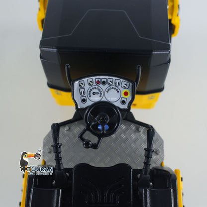 €80 OFF 11.11 BIG SALE Fast Free Shipping TOUCAN 1/14 Metal RC Electric Road Roller BOM BW120AD RTR Remote Control Construction Vehicle Model Flysky ST8 Radio Battery Light System