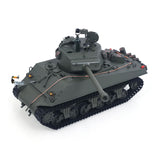 360 Rotation 1/16 Remote Control Tank Sherman M4A3 IR BB 76MM Barrel Elevation Smoke Unit Metal Chassis Tracks Road Wheels