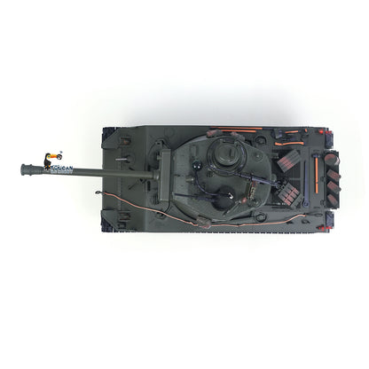 360 Rotation 1/16 Remote Control Tank Sherman M4A3 IR BB 76MM Barrel Elevation Smoke Unit Metal Chassis Tracks Road Wheels