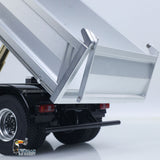6X6 Metal Chassis 3348 RC Hydraulic Dumper 1/14 Radio Controlled Tipper NO Lock Light Sound Radio Battery Construction Truck RTR