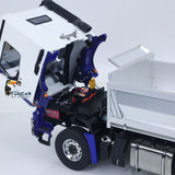 6x6 Metal Chassis Gearbox 1/14 RC Hydraulic Dump Truck 3348 Radio Controlled Tipper Differential Axle Light Sound HotRC Radio