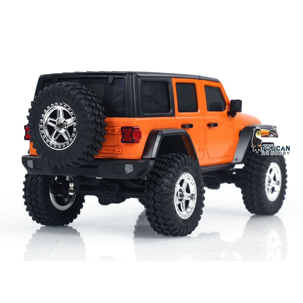 RC 1/18 Crawler RTR Off-Road-Truck 4WD Lichter Ferngesteuertes Auto Geschenk für Jungen mit drehmomentstarkem Kohlebürstenmotor 10A gebürstetem ESC