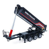 Fast Free Shipping for EU HUINA 1/18 Electric Lifting Remote Control Semi Dump Trailer for RC Tractor Truck 1501 Tail Light Support Leg