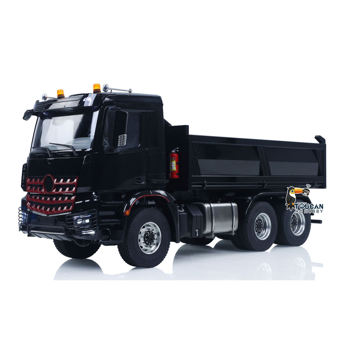 TOUCAN RC HOBBY Fast Free Shipping EU Stock 6X6 Metal Chassis 3348 RC Hydraulic Dumper 1/14 Radio Controlled Tipper NO Lock Light Sound Radio Battery Construction Truck RTR