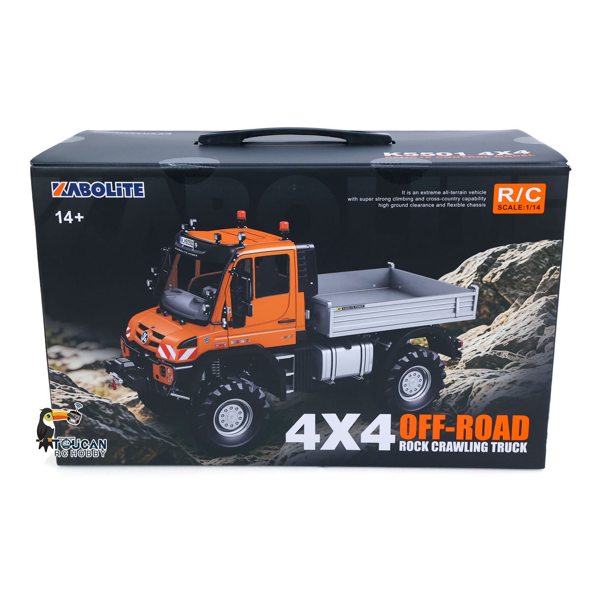 1/14 KABOLITE K5501 Remote Control Off Road Car RC Crawler ATV Light Truck 2Speed Gearbox  Axle Locks Light Sound System RTR Model