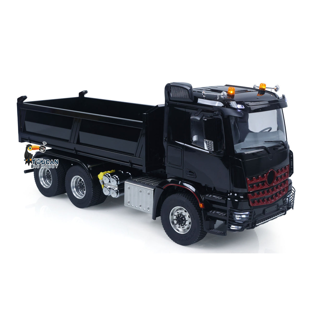 TOUCAN RC HOBBY Fast Free Shipping EU Stock 6X6 Metal Chassis 3348 RC Hydraulic Dumper 1/14 Radio Controlled Tipper NO Lock Light Sound Radio Battery Construction Truck RTR