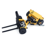 Super Frog Metal 1/14 Remote Control Hydraulic Truck Mounted Forklift BM214 5 Way Valves Light System Sound Frsky X14 Radio