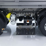 1/14 RC Hydraulic Dump Truck BZ 3363 8*8 2Speed Remote Control Tipper Hobbywing 1060 ESC Flowing Water Light Flysky ST8 Radio