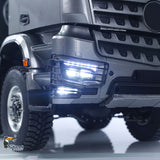 1/14 RC Hydraulic Dump Truck BZ 3363 8*8 2Speed Remote Control Tipper Hobbywing 1060 ESC Flowing Water Light Flysky ST8 Radio
