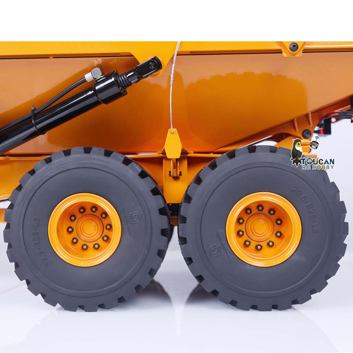 XDRC-ArticulatedTruck-PNP 1/14 Metal Hydraulic RC Articulated Dump Truck 6x6 w/Sound Light No Battery