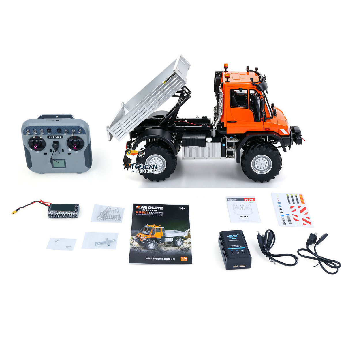 1/14 KABOLITE K5501 Remote Control Off Road Car RC Crawler ATV Light Truck 2Speed Gearbox  Axle Locks Light Sound System RTR Model