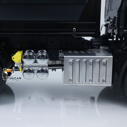 TOUCAN RC HOBBY Fast Free Shipping EU Stock 6X6 Metal Chassis 3348 RC Hydraulic Dumper 1/14 Radio Controlled Tipper NO Lock Light Sound Radio Battery Construction Truck RTR