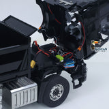 6X6 Metal Chassis 3348 RC Hydraulic Dumper 1/14 Radio Controlled Tipper NO Lock Light Sound Radio Battery Construction Truck RTR
