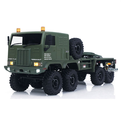 1/18 Remote Control Military Truck 8X8 All Wheel Steering Electric RC Off Road Vehicle Model 2Speed Gearbox RTR Metal Chassis