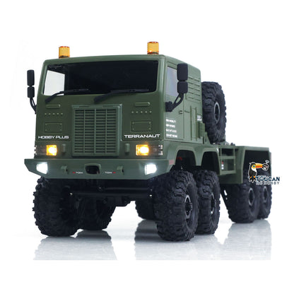 1/18 Remote Control Military Truck 8X8 All Wheel Steering Electric RC Off Road Vehicle Model 2Speed Gearbox RTR Metal Chassis