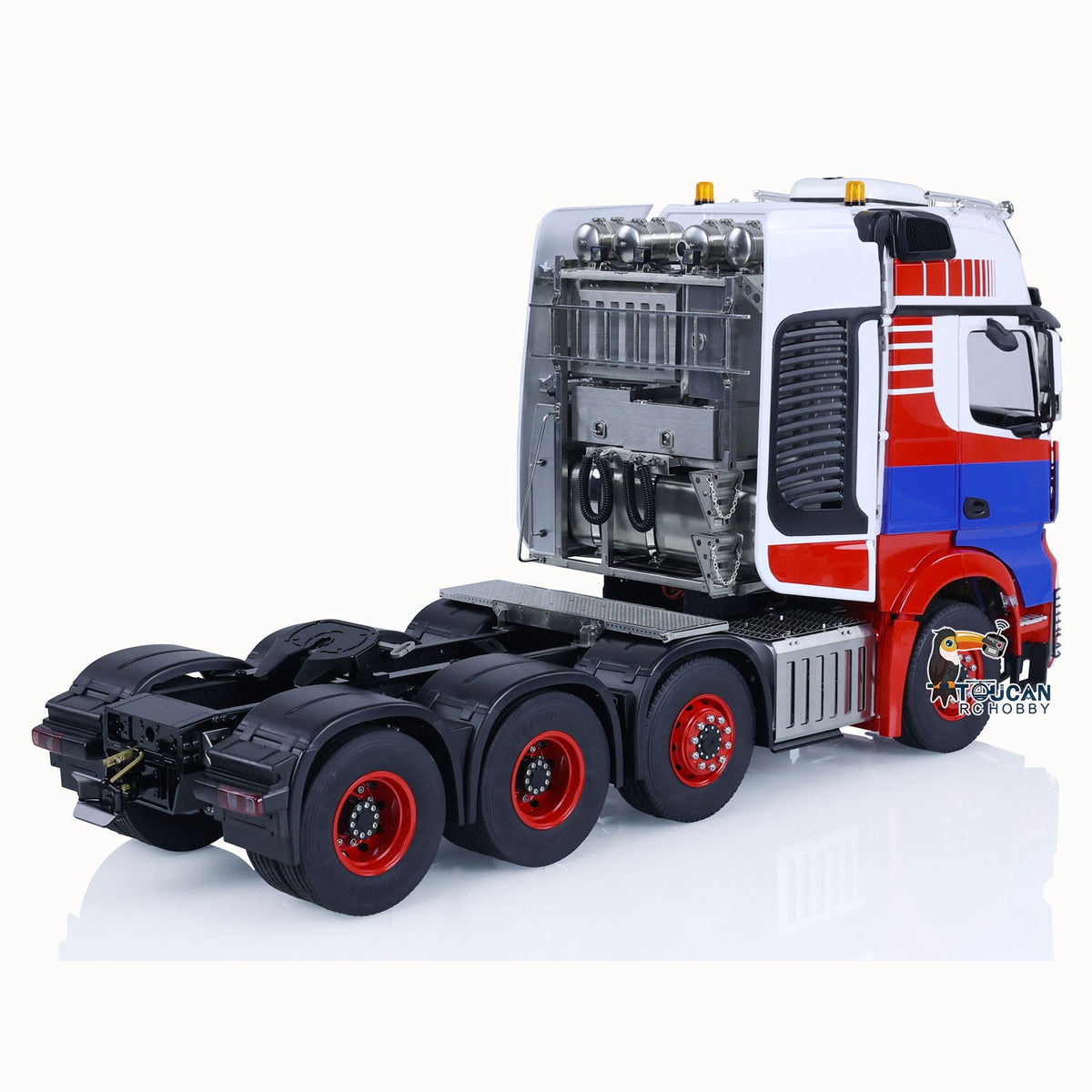 TOUCAN RC HOBBY 1/14 8x8 RC Tractor Truck Radio Control Cars  Metal Chassis Smoke Unit Sound
